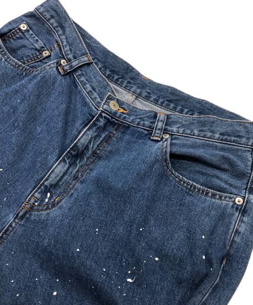 JOHNBULL（ジョンブル）JOHNBULL (ジョンブル) ペンキ加工デニムパンツ インディゴ サイズ:86cm（W34）の古着・服飾アイテム