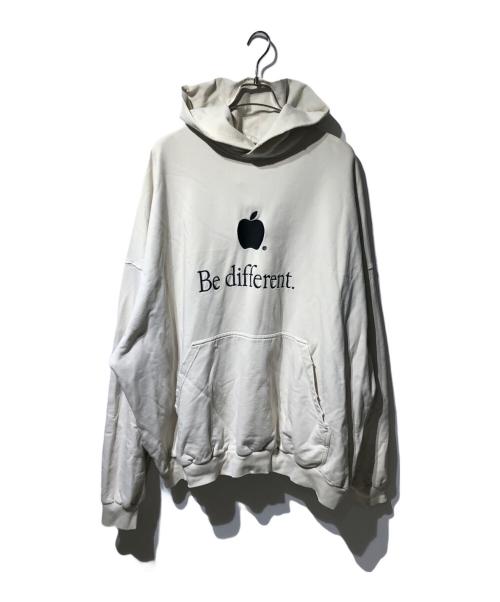 BALENCIAGA（バレンシアガ）BALENCIAGA (バレンシアガ) Be differentフーディ アイボリー サイズ:1の古着・服飾アイテム