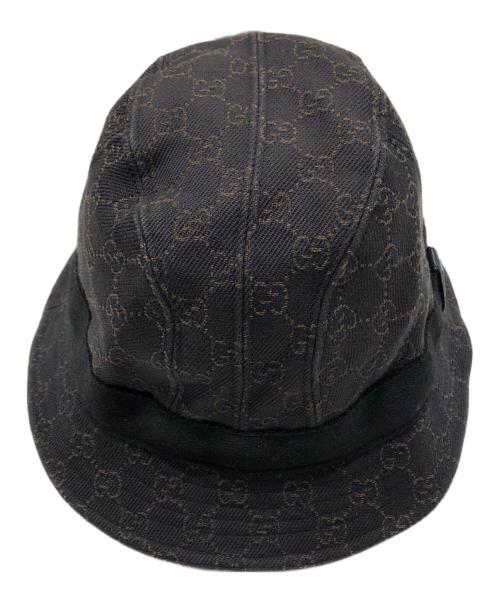 GUCCI（グッチ）GUCCI (グッチ) GG柄バケットハット ブラウン サイズ:XLの古着・服飾アイテム