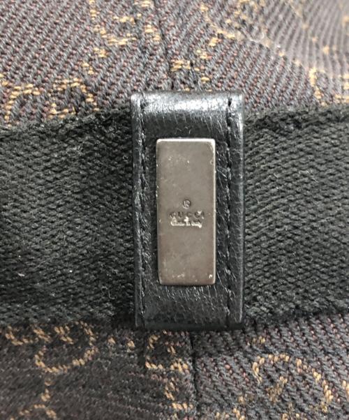 GUCCI（グッチ）GUCCI (グッチ) GG柄バケットハット ブラウン サイズ:XLの古着・服飾アイテム