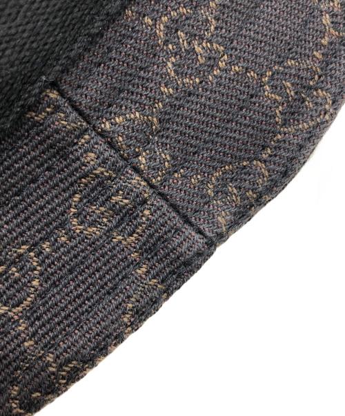 GUCCI（グッチ）GUCCI (グッチ) GG柄バケットハット ブラウン サイズ:XLの古着・服飾アイテム