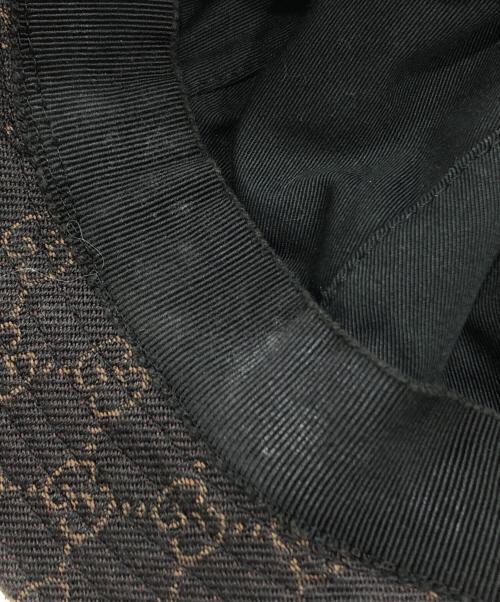 GUCCI（グッチ）GUCCI (グッチ) GG柄バケットハット ブラウン サイズ:XLの古着・服飾アイテム