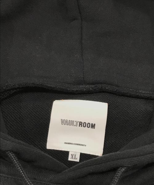 vault room（ボルトルーム）vault room (ボルトルーム) さくらみこ MIKO HOODIE ブラック サイズ:XLの古着・服飾アイテム