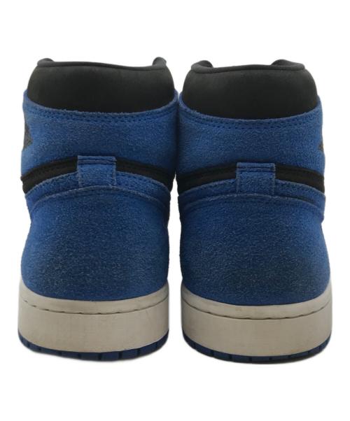 NIKE（ナイキ）NIKE (ナイキ) Air Jordan 1 Retro High OG(エアジョーダン　１　レトロ　ハイ　オージー) ブラック×ブルー サイズ:27.5の古着・服飾アイテム