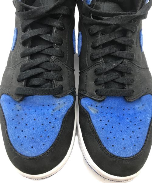 NIKE（ナイキ）NIKE (ナイキ) Air Jordan 1 Retro High OG(エアジョーダン　１　レトロ　ハイ　オージー) ブラック×ブルー サイズ:27.5の古着・服飾アイテム