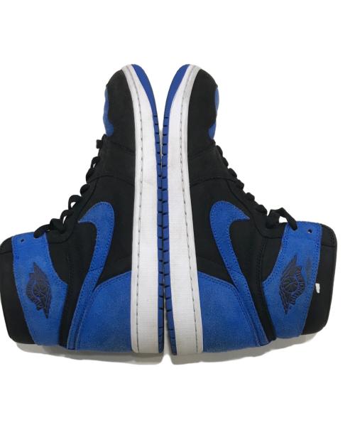 NIKE（ナイキ）NIKE (ナイキ) Air Jordan 1 Retro High OG(エアジョーダン　１　レトロ　ハイ　オージー) ブラック×ブルー サイズ:27.5の古着・服飾アイテム