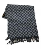 FENDIフェンディ）の古着「チェックマフラー」｜グレー