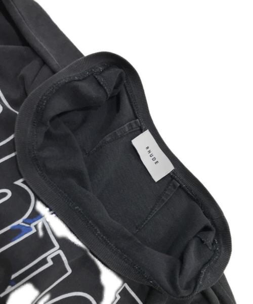 RHUDE（ルード）RHUDE (ルード) プリントTシャツ ブラック サイズ:XLの古着・服飾アイテム