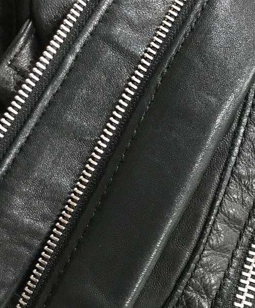 ALEXANDER WANG（アレキサンダー・ワン）ALEXANDER WANG (アレキサンダーワン) MARTIレザーリュック ブラックの古着・服飾アイテム