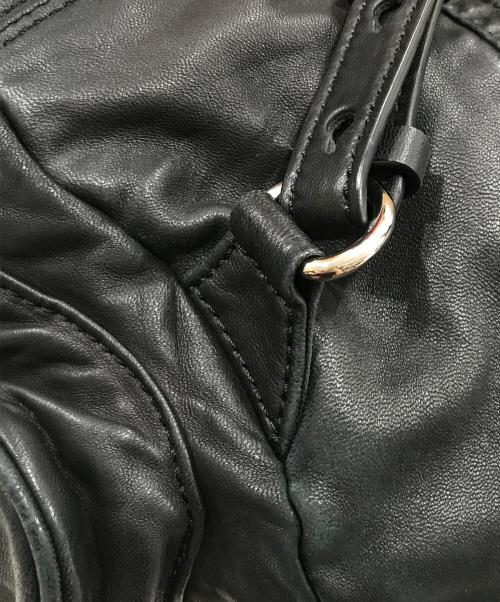 ALEXANDER WANG（アレキサンダー・ワン）ALEXANDER WANG (アレキサンダーワン) MARTIレザーリュック ブラックの古着・服飾アイテム
