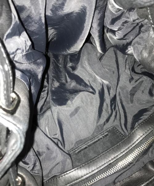 ALEXANDER WANG（アレキサンダー・ワン）ALEXANDER WANG (アレキサンダーワン) MARTIレザーリュック ブラックの古着・服飾アイテム