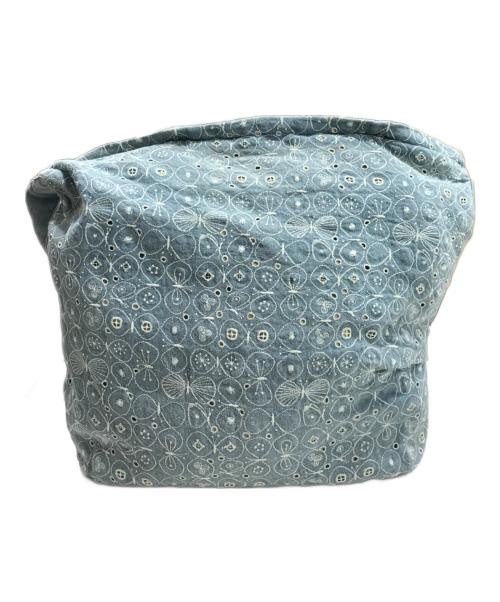 mina perhonen（ミナ ペルホネン）mina perhonen (ミナ ペルホネン) 蝶柄ワンショルダーバッグ インディゴの古着・服飾アイテム