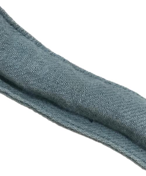 mina perhonen（ミナ ペルホネン）mina perhonen (ミナ ペルホネン) 蝶柄ワンショルダーバッグ インディゴの古着・服飾アイテム