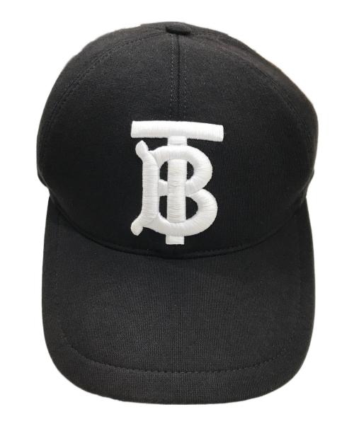 BURBERRY LONDON（バーバリーロンドン）BURBERRY LONDON (バーバリーロンドン) TBロゴ 鍔裏バーバリー柄キャップ ブラック サイズ:Mの古着・服飾アイテム