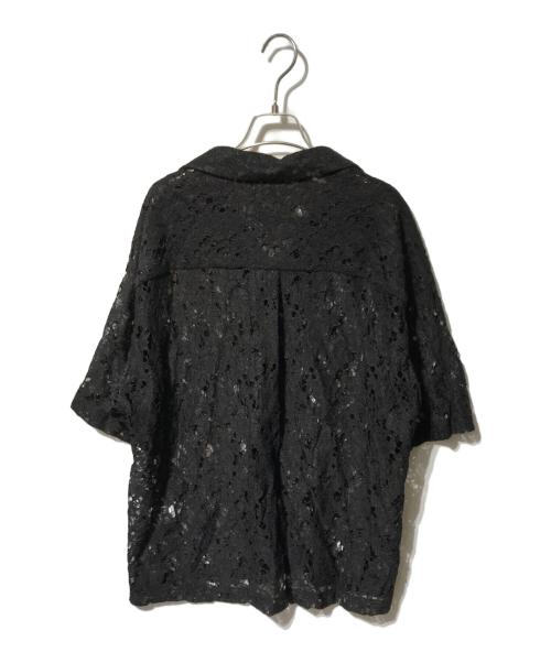 Lui's（ルイス）Lui's (ルイス) レースシャツ ブラック サイズ:Sの古着・服飾アイテム