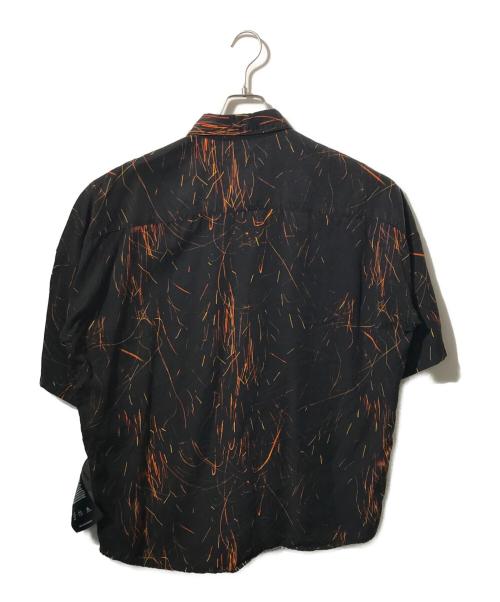 SHAREEF（シャリーフ）SHAREEF (シャリーフ) レーヨンシャツ ブラック サイズ:1の古着・服飾アイテム