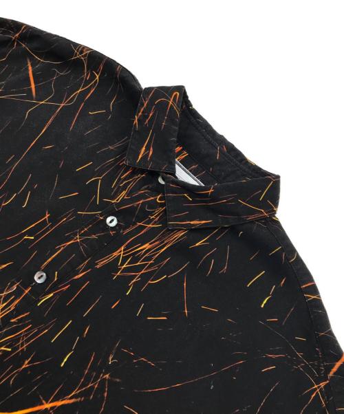 SHAREEF（シャリーフ）SHAREEF (シャリーフ) レーヨンシャツ ブラック サイズ:1の古着・服飾アイテム