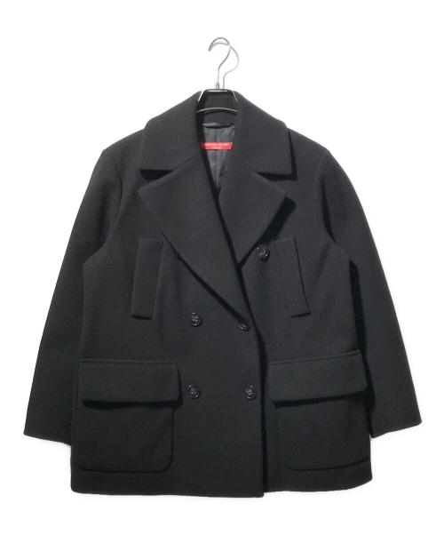 MARINA SPORT（マリナスポーツ）MARINA SPORT (マリナスポーツ) ショートウールコート ブラック サイズ:17の古着・服飾アイテム