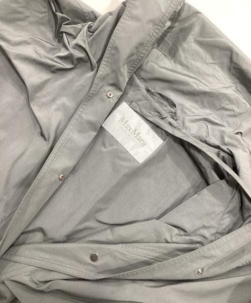 MaxMara（マックスマーラ）MaxMara (マックスマーラ) ポリトレンチコート グレー サイズ:40の古着・服飾アイテム
