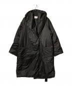 VOYAGE by MARINA RINALDIヴォヤージュ バイ マリナリナルディ）の古着「中綿パデッドコート」｜ブラック