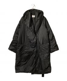 VOYAGE by MARINA RINALDI（ヴォヤージュ バイ マリナリナルディ）の古着「中綿パデッドコート」｜ブラック