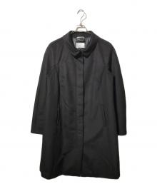 VOYAGE by MARINA RINALDI（ヴォヤージュ バイ マリナリナルディ）の古着「ダブルジップウールコート」｜ブラック