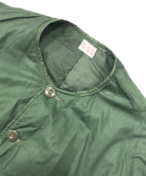 スウェーデン軍（スウェーデングン）スウェーデン軍 (スウェーデングン) ミリタリージャケット カーキ サイズ:50の古着・服飾アイテム