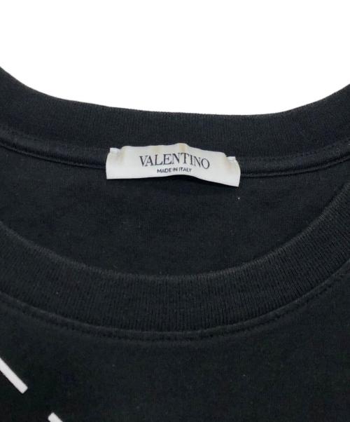 VALENTINO（ヴァレンティノ）VALENTINO (ヴァレンティノ) ロゴTシャツ ブラック サイズ:Mの古着・服飾アイテム