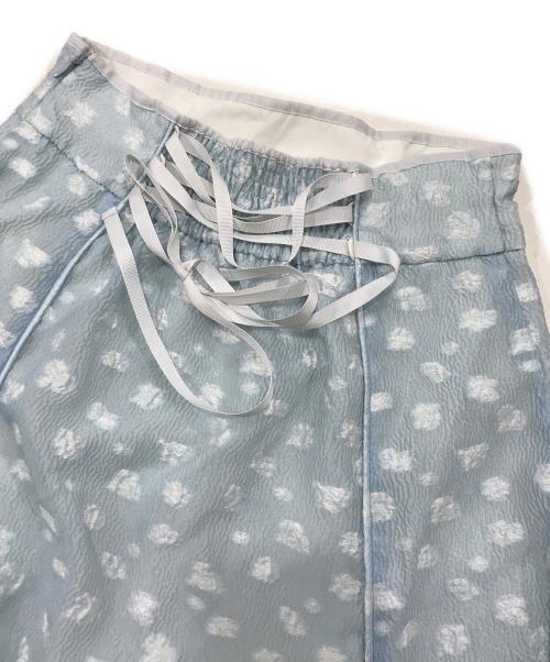 Snidel（スナイデル）Snidel (スナイデル) フラワージャガードスカート ブルー サイズ:1の古着・服飾アイテム