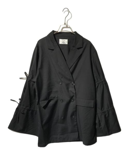 jouetie（ジュエティ）jouetie (ジュエティ) リボンスリーブジャケットミニワンピース ブラック サイズ:M 未使用品の古着・服飾アイテム