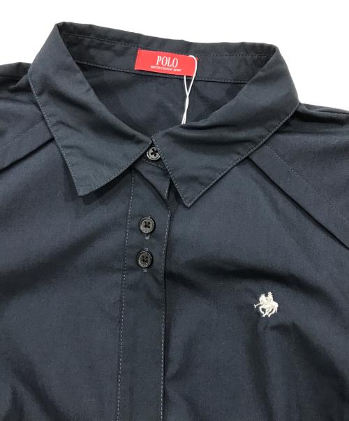 POLO BCS（ポロ・ビーシーエス）POLO BCS (ポロ・ビーシーエス) ヘムレイヤードシャツワンピース ネイビー サイズ:M 未使用品の古着・服飾アイテム