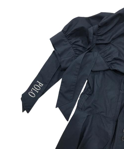 POLO BCS（ポロ・ビーシーエス）POLO BCS (ポロ・ビーシーエス) ヘムレイヤードシャツワンピース ネイビー サイズ:M 未使用品の古着・服飾アイテム