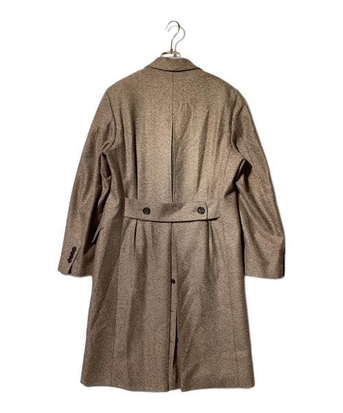 LARDINI（ラルディーニ）LARDINI (ラルディーニ) ウールチェスターコート ブラウン サイズ:48の古着・服飾アイテム