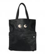 ANYA HINDMARCHアニヤ・ハインドマーチ）の古着「Eyes トート」｜ブラック