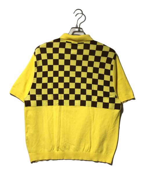 SUPREME（シュプリーム）SUPREME (シュプリーム) checkerboard zip polo イエロー サイズ:Mの古着・服飾アイテム