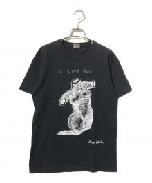 SUPREME（シュプリーム）の古着「ダニエル・ジョンストン ラブTシャツ/半袖カットソー」｜ブラック