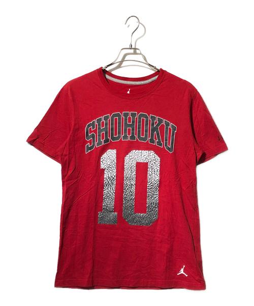 JORDAN（ジョーダン）JORDAN (ジョーダン) SLUM DUNK (スラムダンク) SHOHOKU 10 TEE レッド サイズ:XLの古着・服飾アイテム