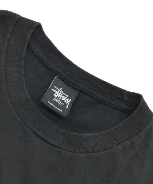 stussy（ステューシー）stussy (ステューシー) FRAGMENT DESIGN (フラグメントデザイン) ONE WORLD ONE LOVE ONE HEART TEE ブラック サイズ:Lの古着・服飾アイテム