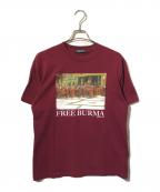 UNDERCOVERアンダーカバー）の古着「FREE BURMA TEE」｜レッド