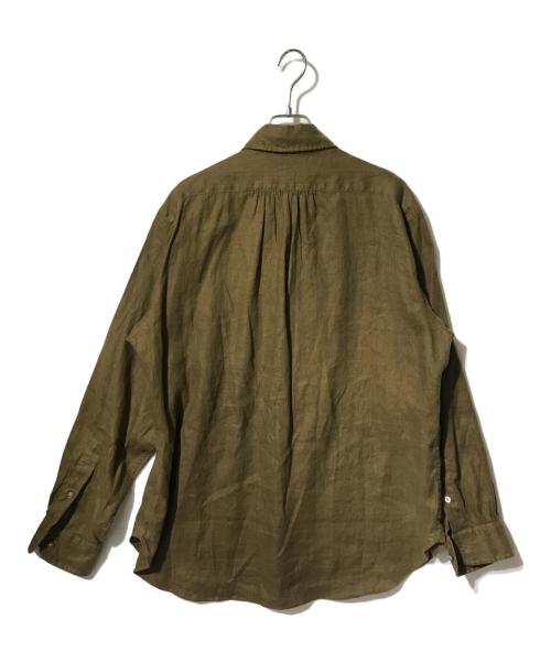 NIGEL CABOURN（ナイジェルケーボン）NIGEL CABOURN (ナイジェルケーボン) ボタンダウンヘンプシャツ オリーブ サイズ:48の古着・服飾アイテム