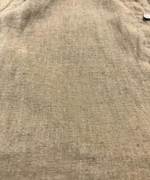 NIGEL CABOURN（ナイジェルケーボン）NIGEL CABOURN (ナイジェルケーボン) ボタンダウンヘンプシャツ オリーブ サイズ:48の古着・服飾アイテム