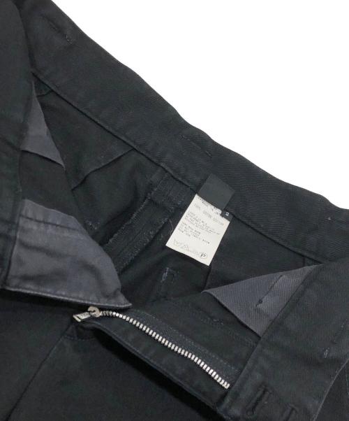 Y's（ワイズ）Y's (ワイズ) ワイドデニムパンツ ブラック サイズ:2の古着・服飾アイテム