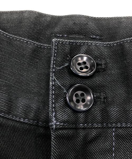 Y's（ワイズ）Y's (ワイズ) ワイドデニムパンツ ブラック サイズ:2の古着・服飾アイテム