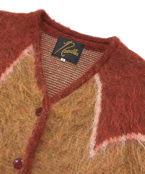 Needles（ニードルズ）Needles (ニードルズ) モヘア混カーディガン ブラウン サイズ:2の古着・服飾アイテム