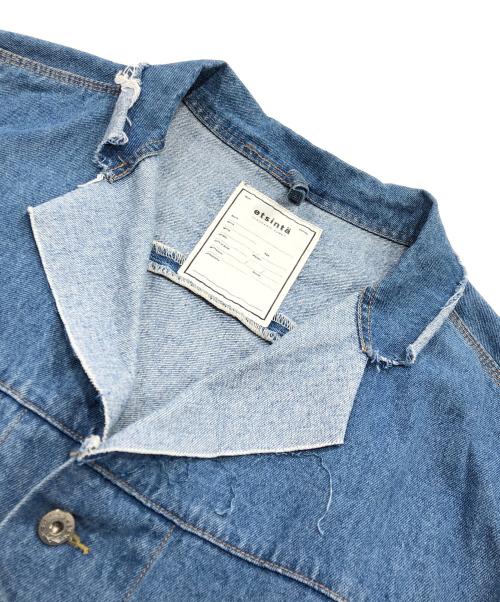 etsinta（エシンタ）etsinta (エシンタ) CIAOPANIC TYPY (チャオパニックティピー) リメイクデニムショップコート インディゴ サイズ:ONEの古着・服飾アイテム