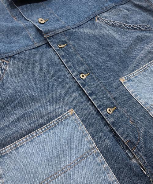 etsinta（エシンタ）etsinta (エシンタ) CIAOPANIC TYPY (チャオパニックティピー) リメイクデニムショップコート インディゴ サイズ:ONEの古着・服飾アイテム