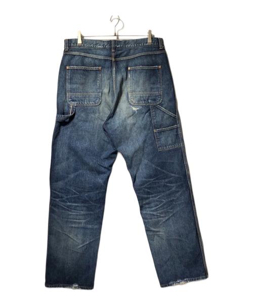 HOUSTON（ヒューストン）HOUSTON (ヒューストン) セルビッヂデニムペインターパンツ インディゴ サイズ:91cm（W36）の古着・服飾アイテム