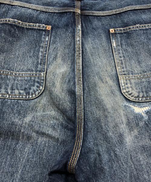 HOUSTON（ヒューストン）HOUSTON (ヒューストン) セルビッヂデニムペインターパンツ インディゴ サイズ:91cm（W36）の古着・服飾アイテム