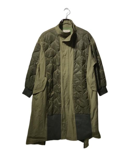 etsinta（エシンタ）etsinta (エシンタ) CIAOPANIC TYPY (チャオパニックティピー) 切替マキシミリタリーコート カーキ サイズ:ONEの古着・服飾アイテム