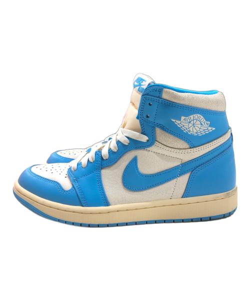 NIKE（ナイキ）NIKE (ナイキ) Air Jordan 1 Retro High OG ブルー×ホワイト サイズ:US9/UK8/EUR42.5の古着・服飾アイテム